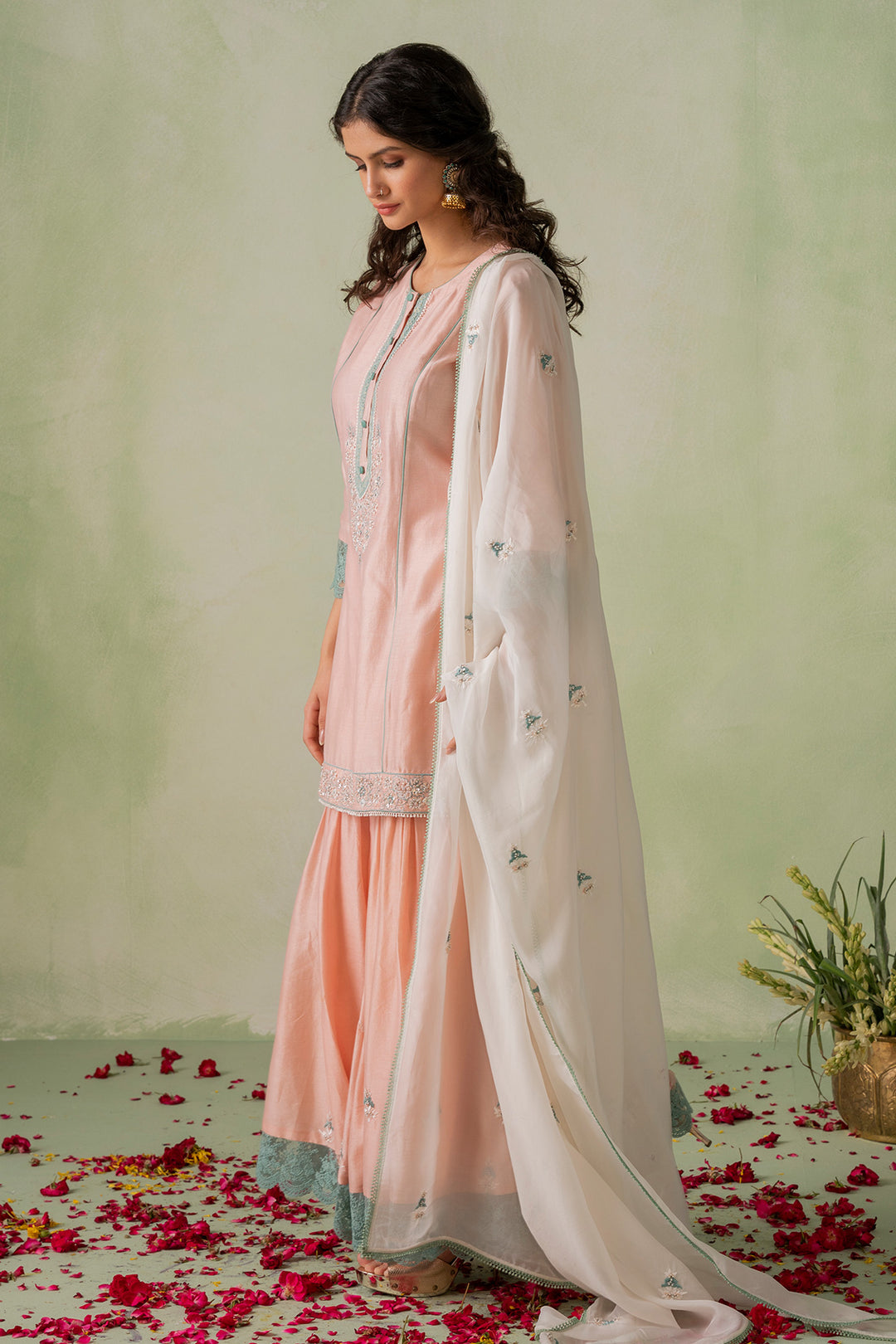 Jannat   Embroidered Garara Set