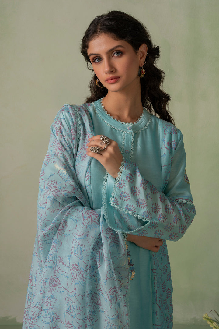 Zeenat - Block Printed Kurta Set