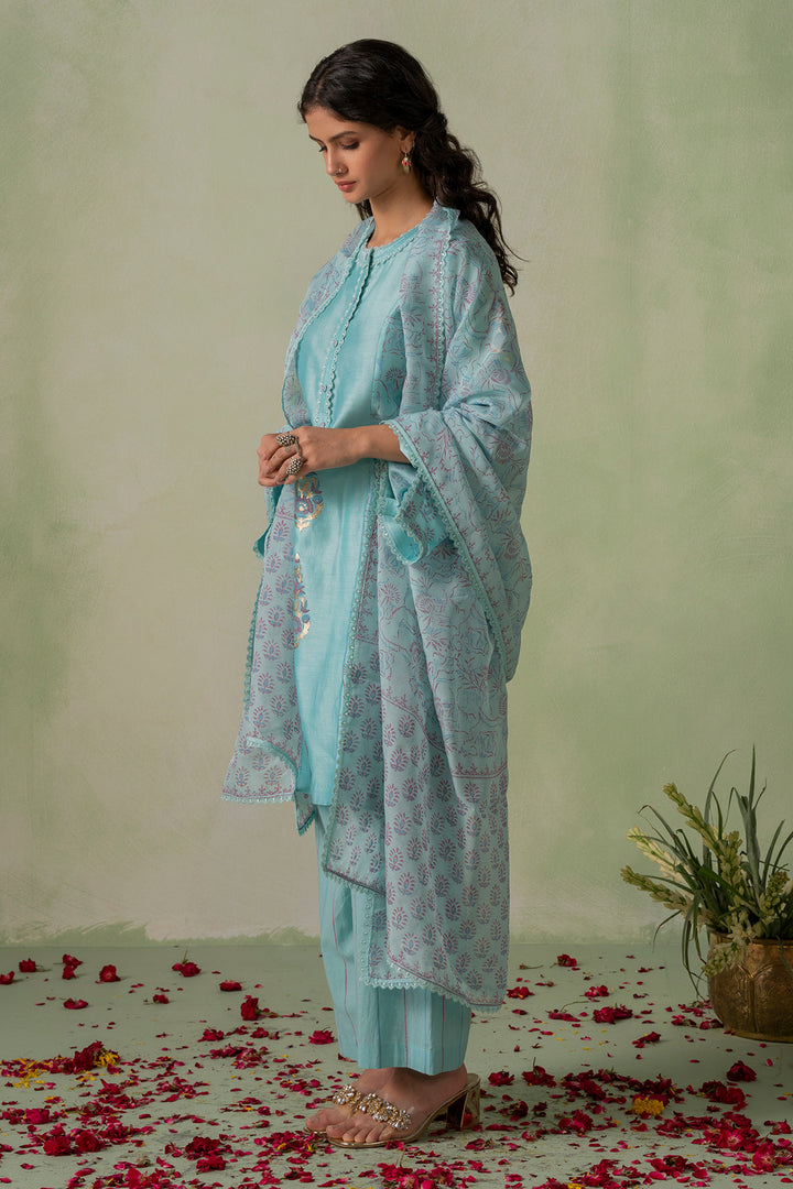 Zeenat - Block Printed Kurta Set