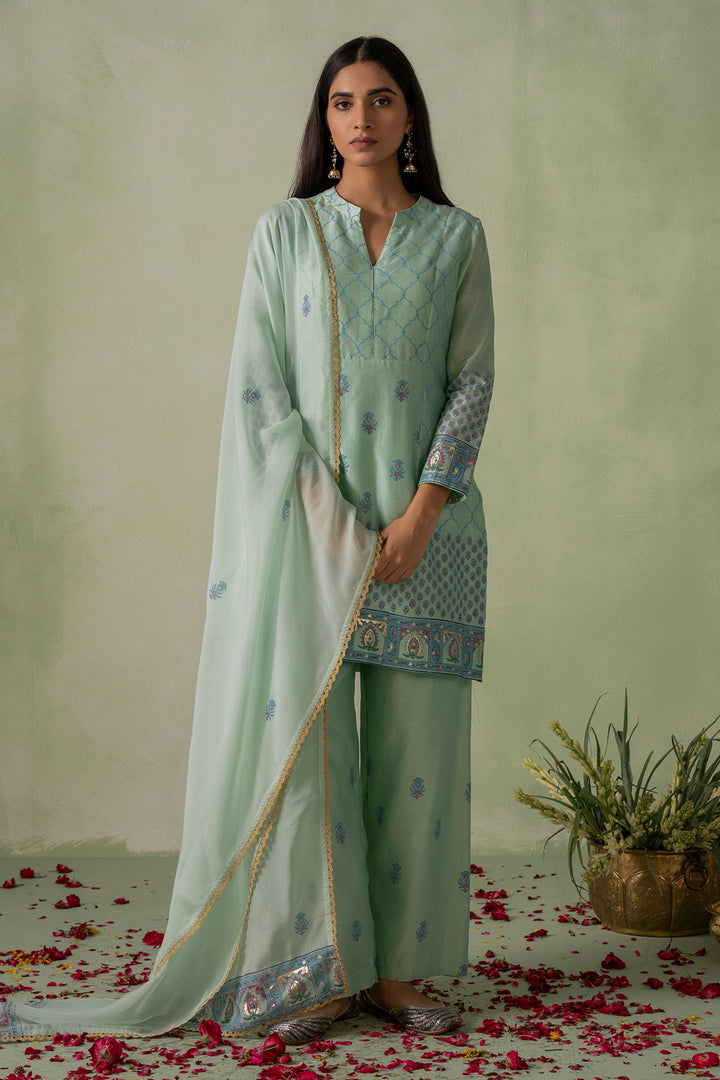 Zeenat - Block Printed Kurta Set