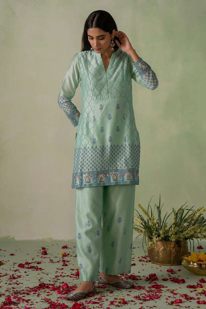 Zeenat - Block Printed Kurta Set