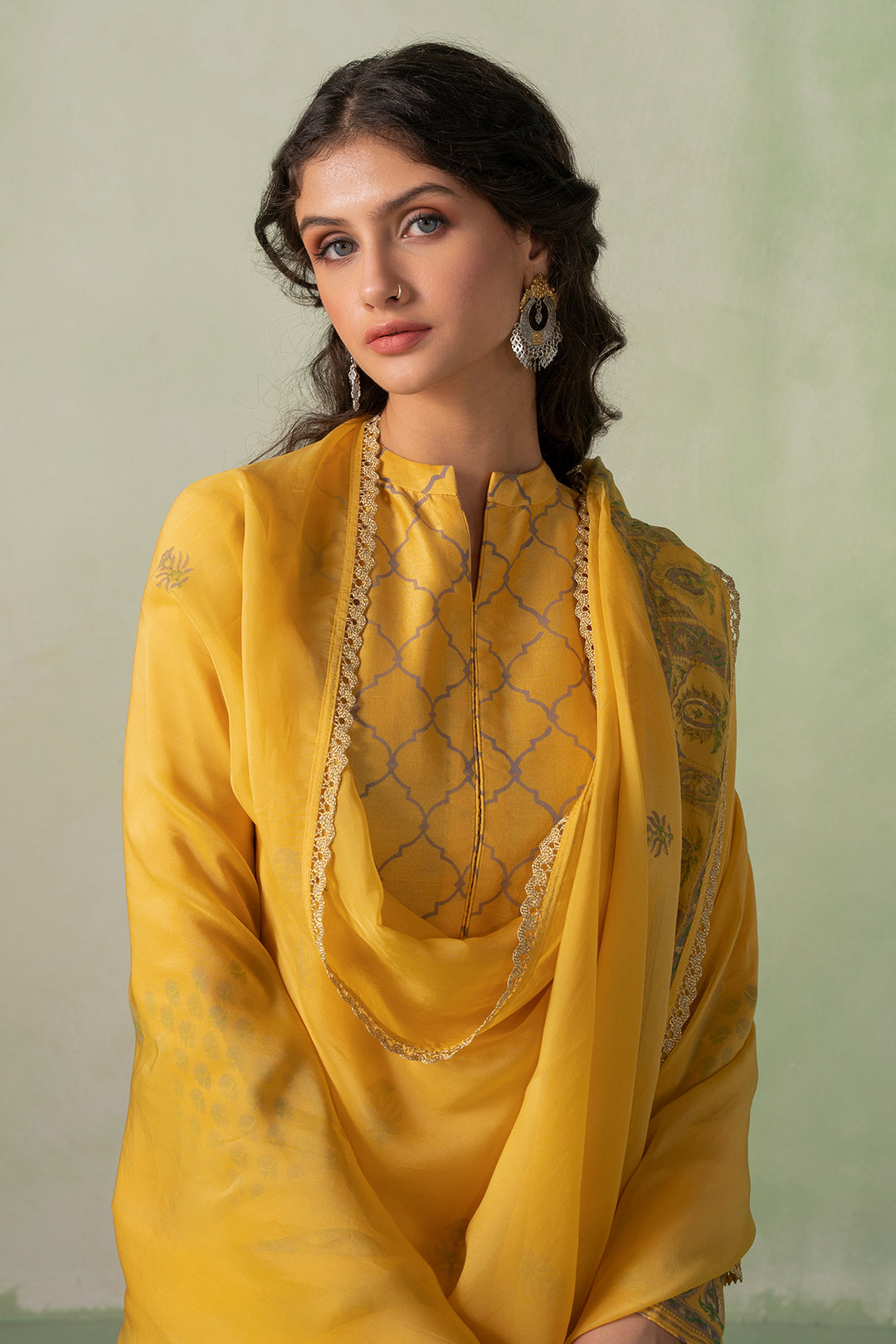 Zeenat - Block Printed Kurta Set