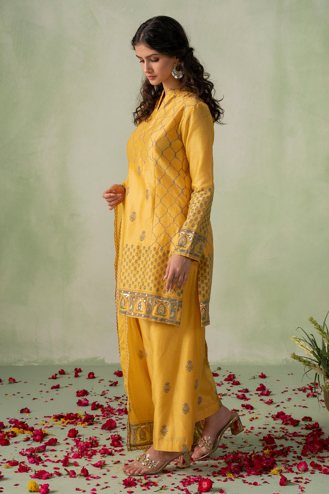 Zeenat - Block Printed Kurta Set