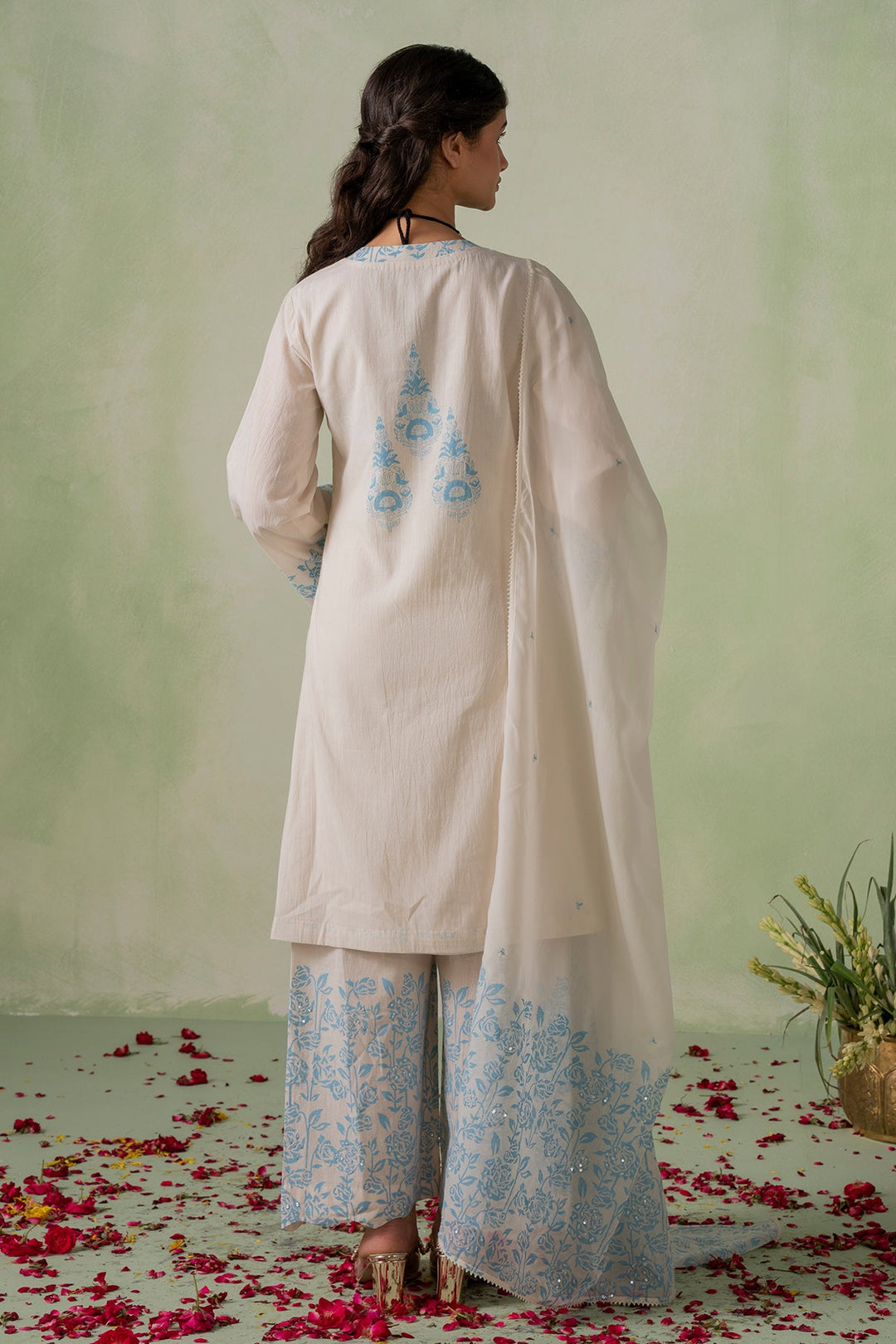 Zeenat - Block Printed Kurta Set