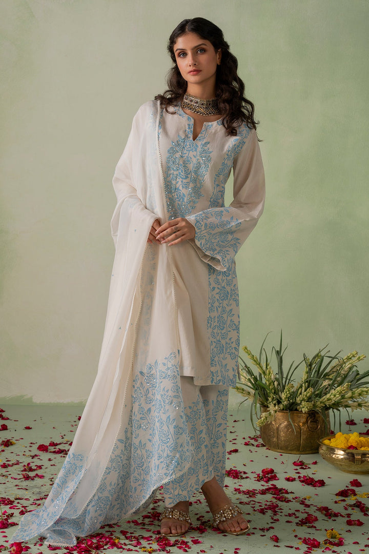 Zeenat - Block Printed Kurta Set