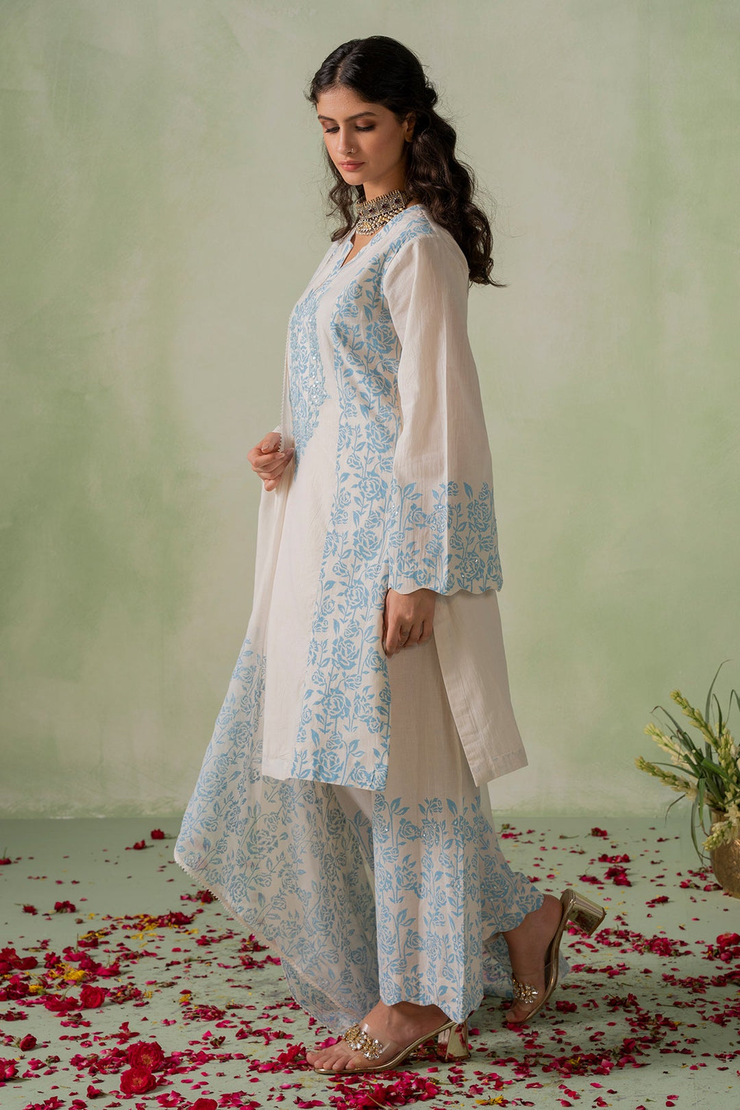 Zeenat - Block Printed Kurta Set