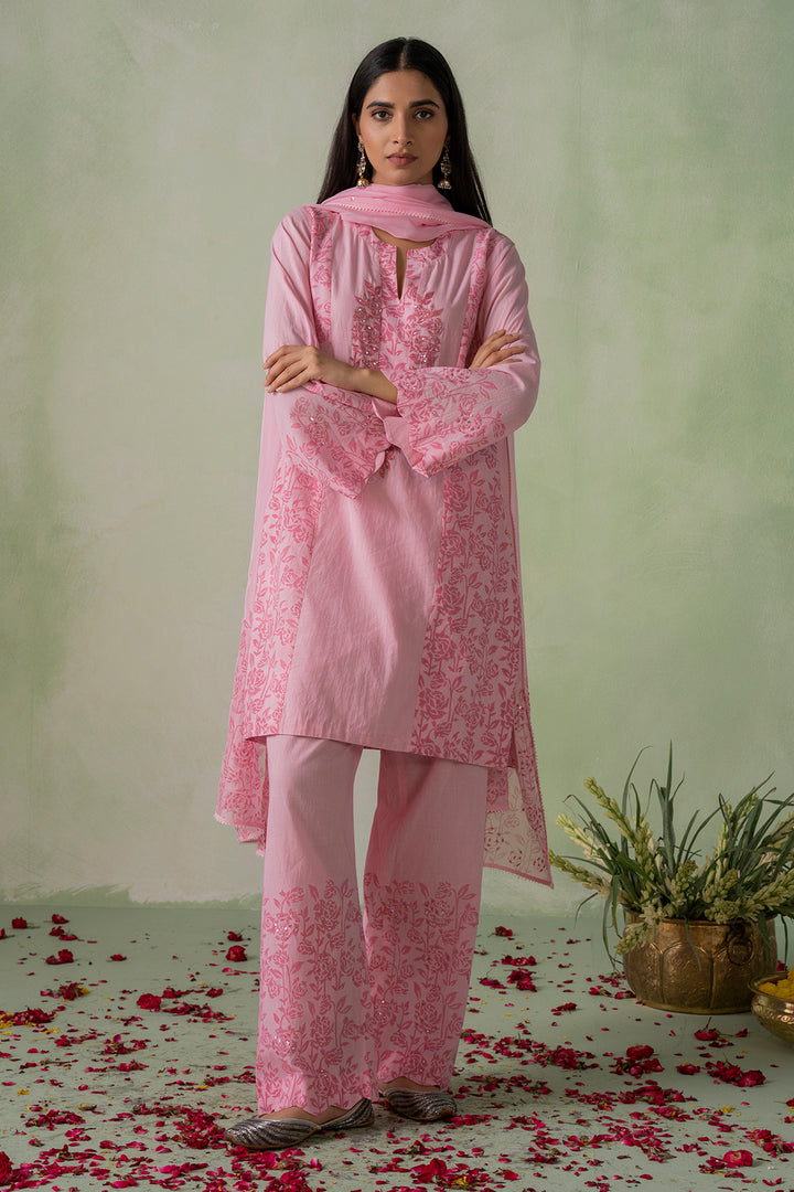 Zeenat - Block Printed Kurta Set