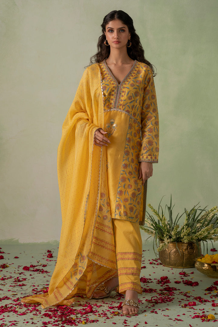 Zeenat - Block Printed Kurta Set