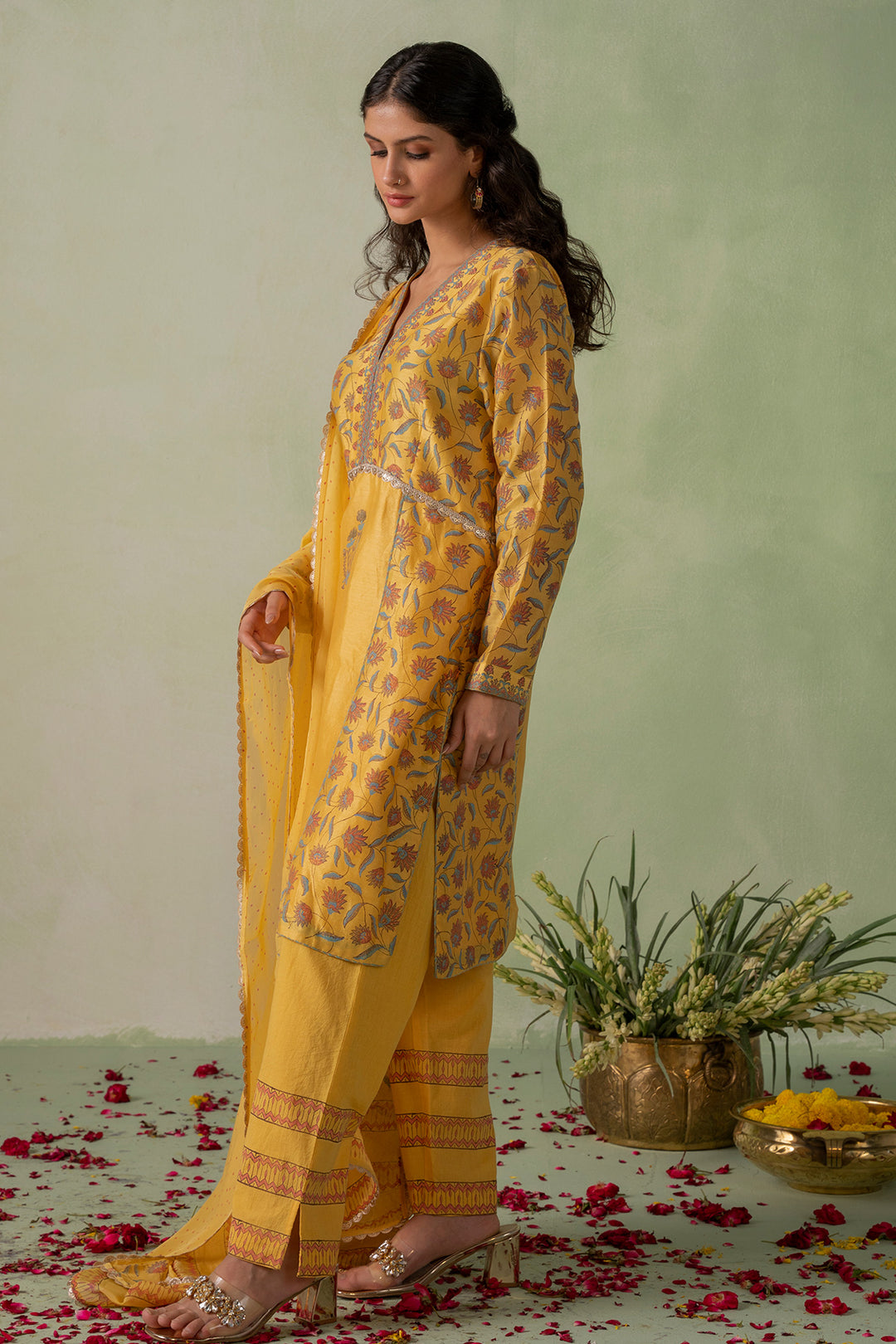 Zeenat - Block Printed Kurta Set